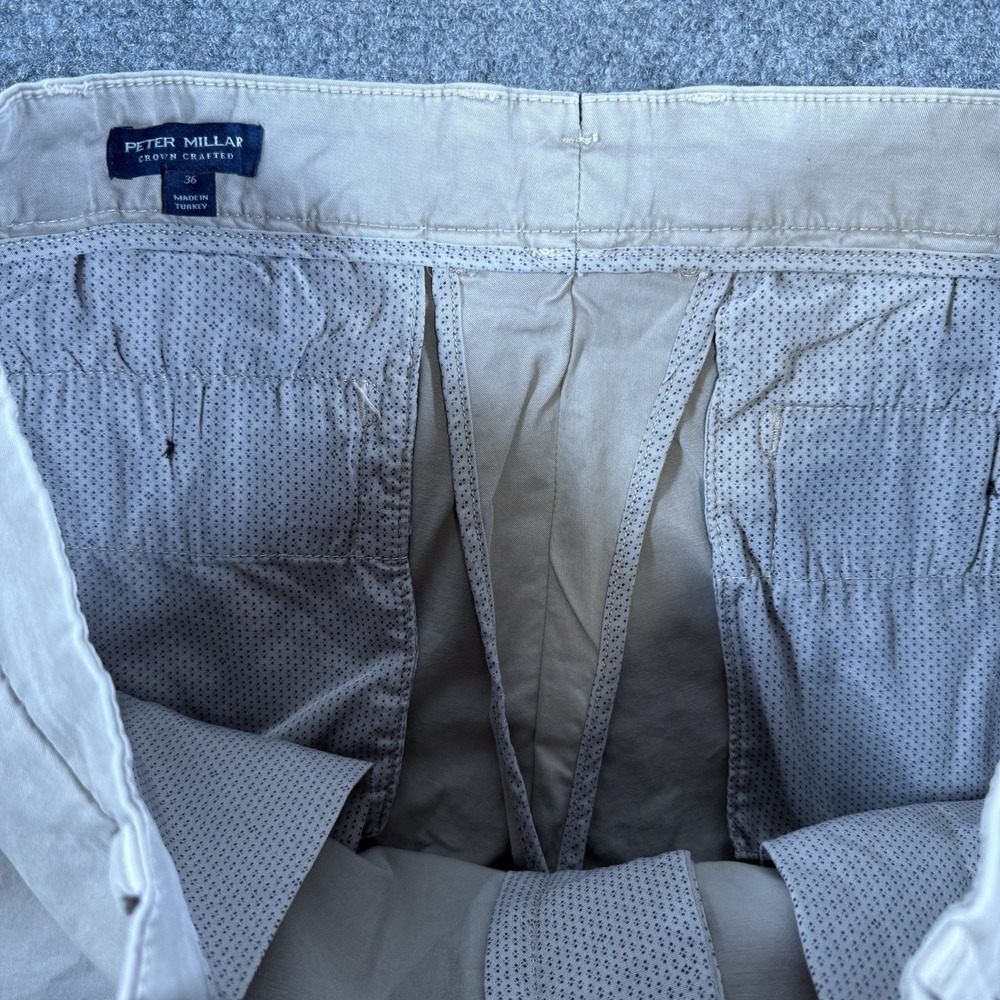 Peter Millar Pants Mens 36x36 Crown Crafted Concorde Garment Dyed Stretch New - Picture 7 of 14